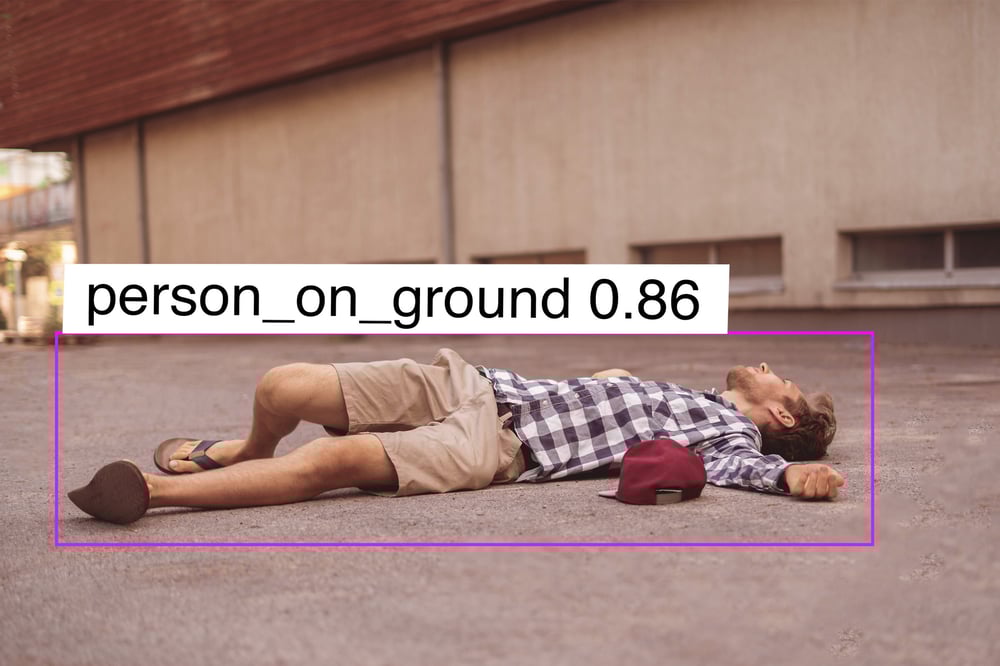AtlasIED detection of fallen person on university campus AtlasIED detection of fallen person on university campus