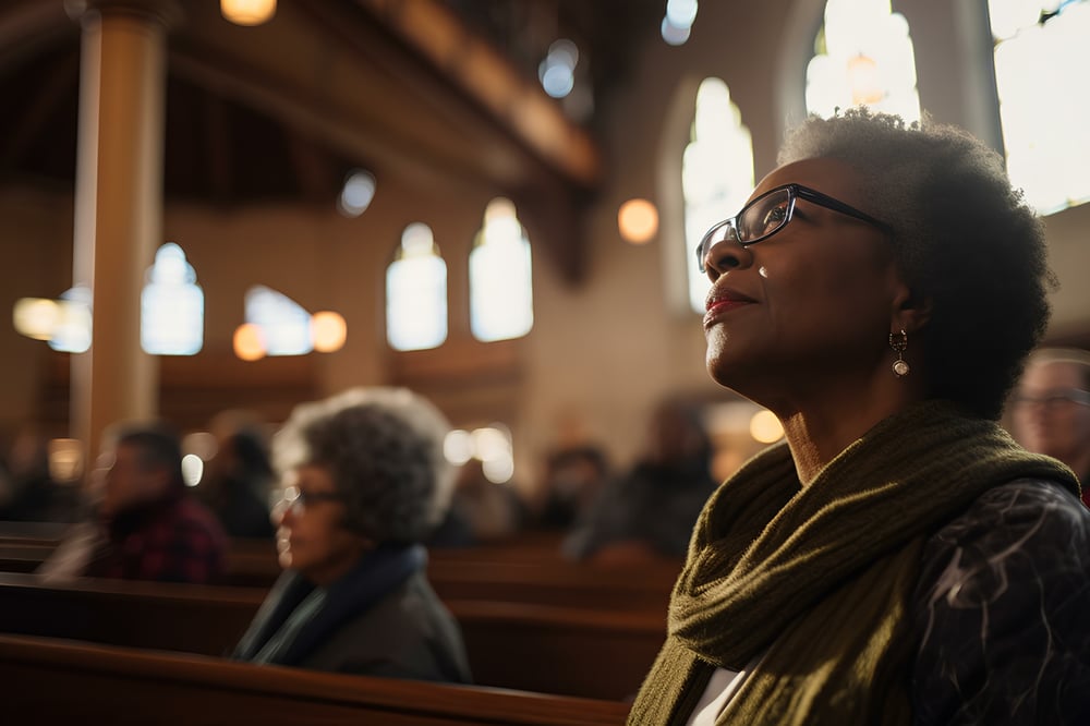 AtlasIED House of worship listening to sermon