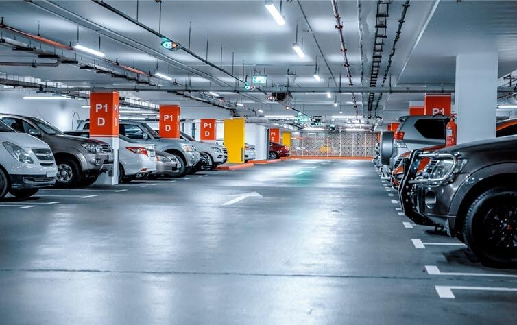 AtlasIED Reach People Wherever They Are - Airport parking garage AtlasIED Reach People Wherever They Are - Airport parking garage