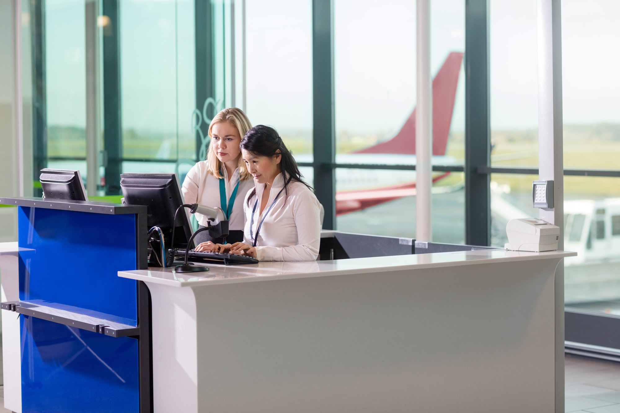 airport gate agents